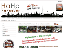 Tablet Screenshot of handwerker-hotel.com